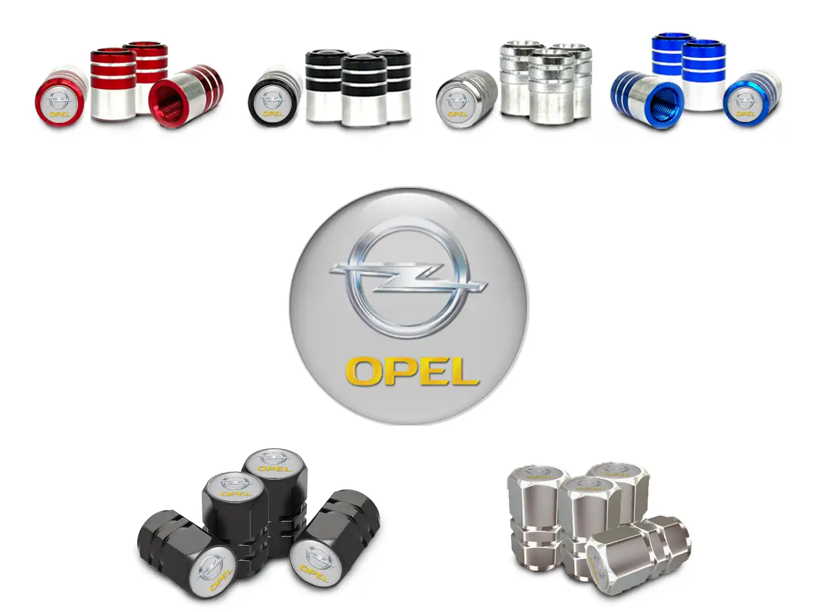 Opel Cappelli stelo Auto Acciaio Inox
